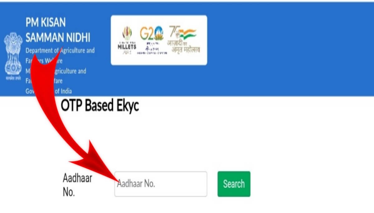 PM Kisan Samman Nidhi Yojana 2024 Online OTP Based e-KYC Process