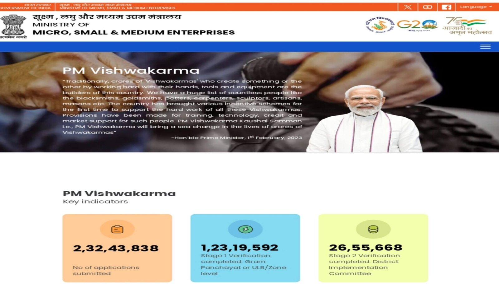 PM Vishwakarma Yojana 2024 Online Apply