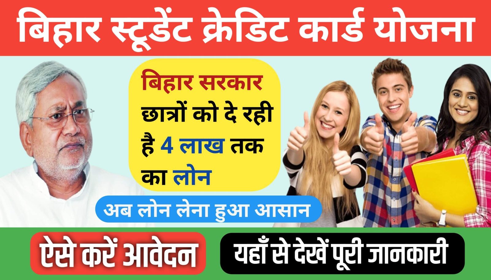 Bihar Student Credit Card Yojana 2024 Online Apply
